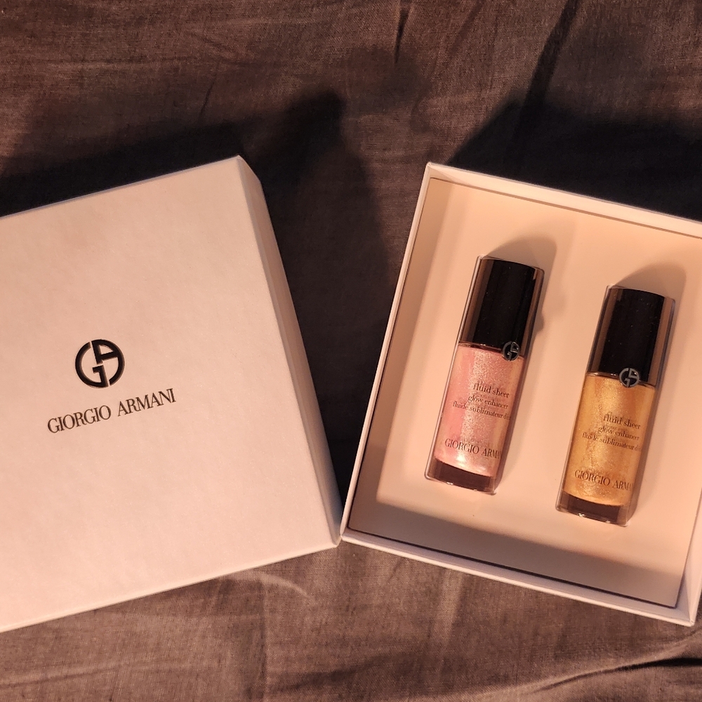 Giorgio Armani Fluid Sheer Glow Enhancer Highlighter (2 pack)